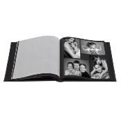 WALTHER Album traditionnel Black&White 200V 30x30cm Noir-Lot de 2