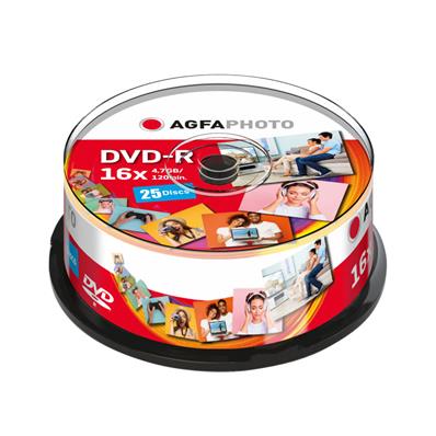AGFA Boite de 25 DVD-R 4.7GB 16X SPEED