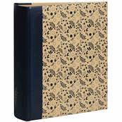 ERICA Album pochettes Kraftty 3 Fleurs - 25x21.5cm - 300 vues - bleu