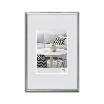 WALTHER Cadre plastique Galeria 30x40cm silver - Lot de 4