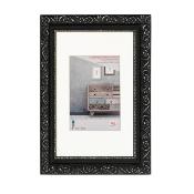 WALTHER Cadre bois Barock 20x30 - photo 13x18cm noir - Lot de 4