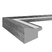 WALTHER Cadre résine Chalet 30x40cm - photo 20x30cm Blanc - Lot de 4