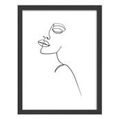 WALTHER Cadre MDF Silhouette 15x20cm noir - Lot de 4