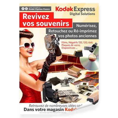 KODAK EXPRESS Poster Numérisation de photos anciennes