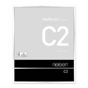 NIELSEN Cadre Photo Aluminium C2 40X50 - Blanc Brillant