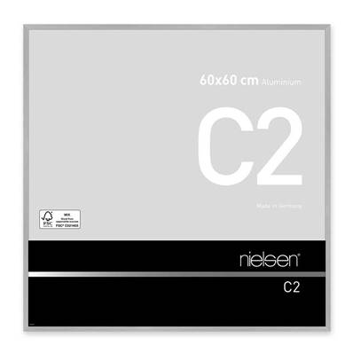 NIELSEN Cadre Photo Aluminium C2 60X60 - Argent Mat Brossé