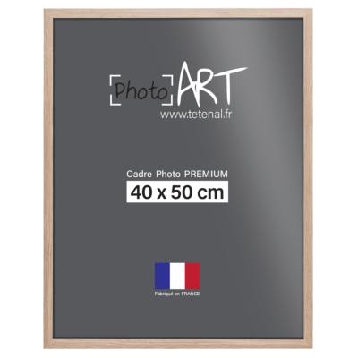 PHOTO ART PREMIUM Cadre bois 40x50 Chêne lot de 4