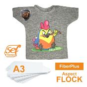 SEF Film Thermocollant FiberPlus Aspect Flock - 50 feuilles A3