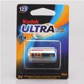 KODAK Piles Ultra Lithium 123LA 3V Vendu par 12
