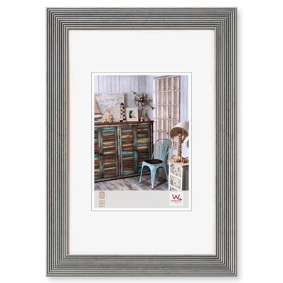 WALTHER Cadre bois Grado 30x40cm gris - Lot de 4