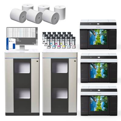 EPSON D10 Microlab3 (3xD1000/OC Full/Encres/Papier /PC/2Meubles) 
