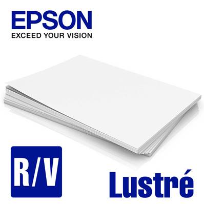 EPSON Papier Lustré R/V 190g 21x21cm pour D1000A 400 feuilles