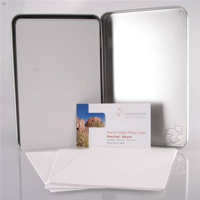 HAHNEMUHLE Cartes Photo 10x15cm papier Fine Art Pearl 285g lot de 30