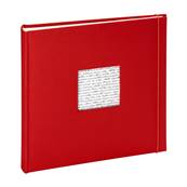 PANODIA Album Linea Traditionnel 30x30 240V - 10x15 Rouge - Lot de 2*