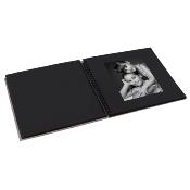 WALTHER Album traditionnel à spirale Fun 200ph 10x15 taupe - Lot de 2