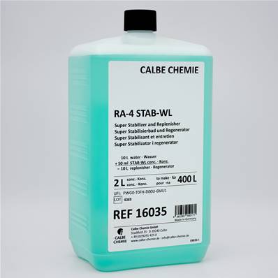 CALBE Chimie RA-4 STAB-WL SP3000 2L pour 400L
