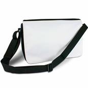 Sac à bandoulière à sublimer Noir 34x20 cm Lot de 2