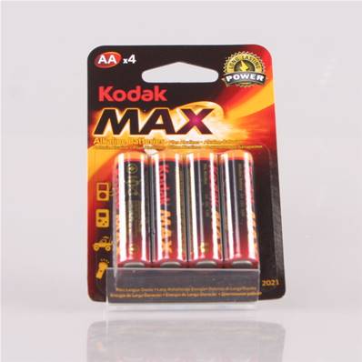 KODAK Piles Max Alcalin KAA/LR06 1,5 V - x4 Vendu par 20