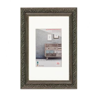 WALTHER Cadre bois Barock 40x50 - photo 30x40cm anthracite - Lot de 4