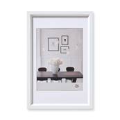 WALTHER Cadre plastique Steel Style 20x30 - photo 15x20cm blanc x 4