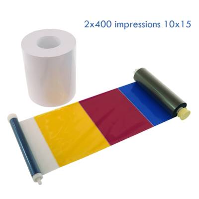 DNP Papier pour DS620 10x15cm (4x6") - 2 x 400 impressions