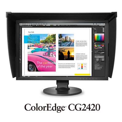 EIZO Ecran Coloredge 24" CG2420-BK (Sonde calibration et Casquette)