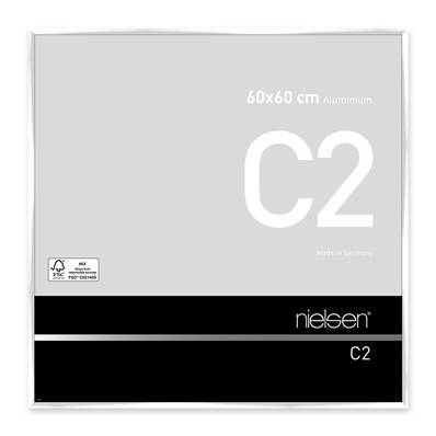 NIELSEN Cadre Photo Aluminium C2 60X60 - Blanc Brillant