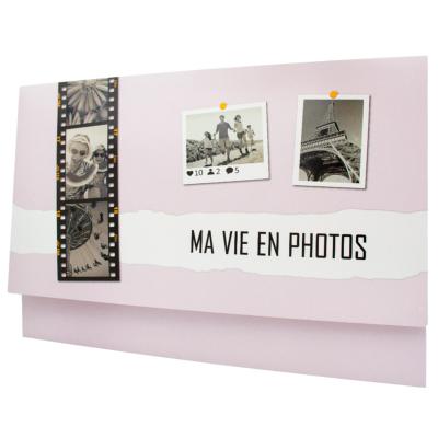 MA VIE EN PHOTOS Pochette carton Agrand 30x45cm  Par 100