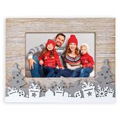 ZEP Cadre Cadeaux de Noel gris 10x15cm - lot de 2