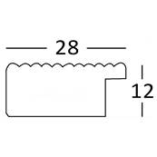 WALTHER Cadre bois Grado 10x15cm gris - Lot de 4