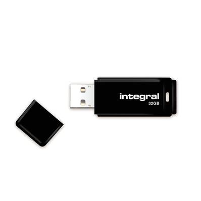 INTEGRAL Clé USB Pastel 64GB Noire 2.0 - EcoTaxe comprise