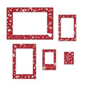 Cadres Magnétiques NOEL 5 en 1 pour photo 10x15 - Lot de 5