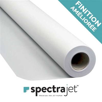 SPECTRAJET Papier Canvas Satin 350g/m² - 61,0cmx15m Rouleau