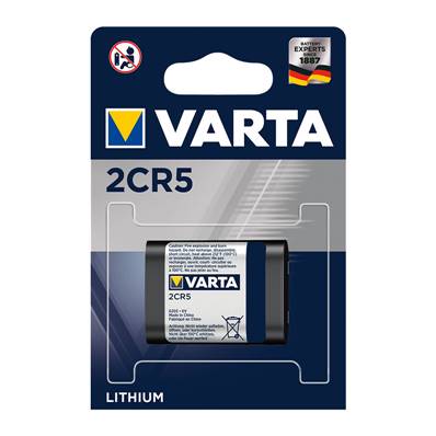 VARTA Piles 2CR5 lithium 6V 1400mAh x1  - vendu par 10