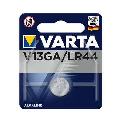VARTA Piles LR44/V13GA - alcaline 1,5V x1 - lot de 10 PRIX EN BAISSE