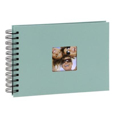 WALTHER Album à Spirale Tradi Fun 17x23cm 40p Bleu Menthe Lot de 2