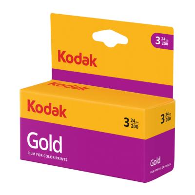 KODAK Film Gold 200 135-24 poses -Tripack Vendu par 10