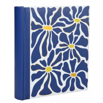 ERICA Album pochettes Flowers 4 25x22.5cm - 200 vues - bleu