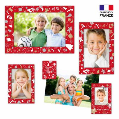 Cadres Magnétiques NOEL 5 en 1 pour photo 10x15 - Lot de 5