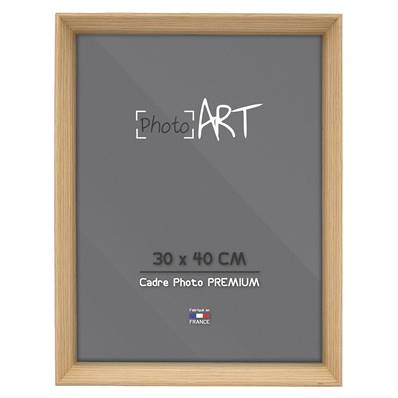 PHOTO ART PREMIUM Urban Cadre bois 30x40 Chêne lot de 4