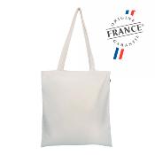 SAC Shopping blanc 100% coton 39x42cm - Lot de 10