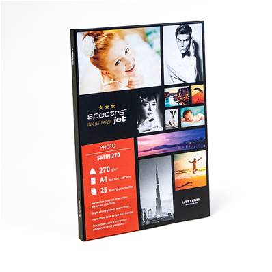 SPECTRAJET Papier Photo Satin 270g A4 25 feuilles