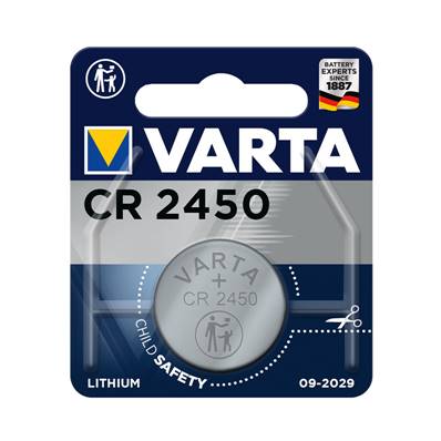 VARTA Piles CR2450 - lithium 3V x1- vendu par 10