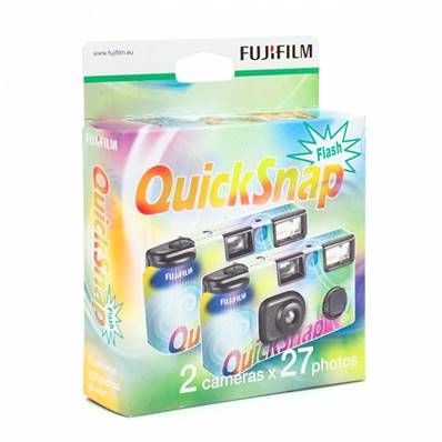 FUJIFILM PAP QuickSnap Bipack 400 - 27 poses avec Flash - lot de 10