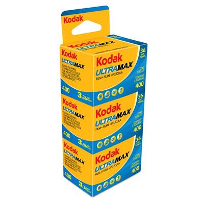 KODAK Film Ultramax 400 135-36 poses Tripack Vendu par 20