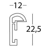 WALTHER Cadre plastique Galeria 40x60cm blanc - Lot de 4