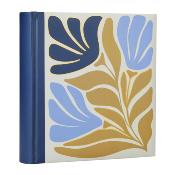 ERICA Album pochettes Flowers 4 25x22.5cm - 200 vues - bleu jaune