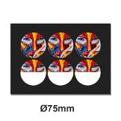 GAMAX Gabarit impression Badges et magnets Ø75mm pour Epson V1000