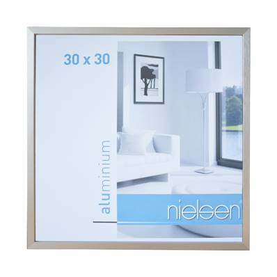 NIELSEN Cadre Photo Aluminium C2 30X30 - Argent Mat Brossé