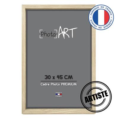 PHOTO ART PREMIUM Artist Cadre bois 30x45 Chêne lot de 4 